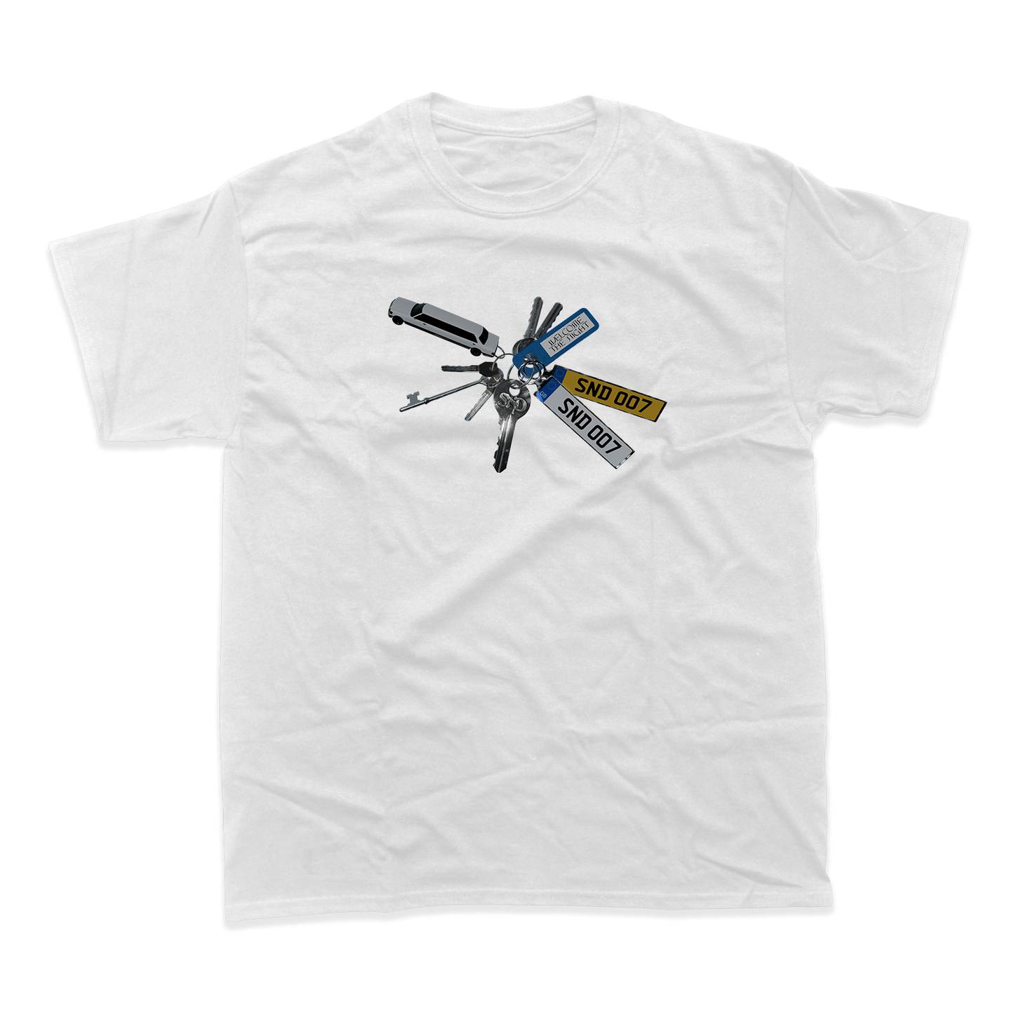 SND007 KEYS T-SHIRT (WHITE)