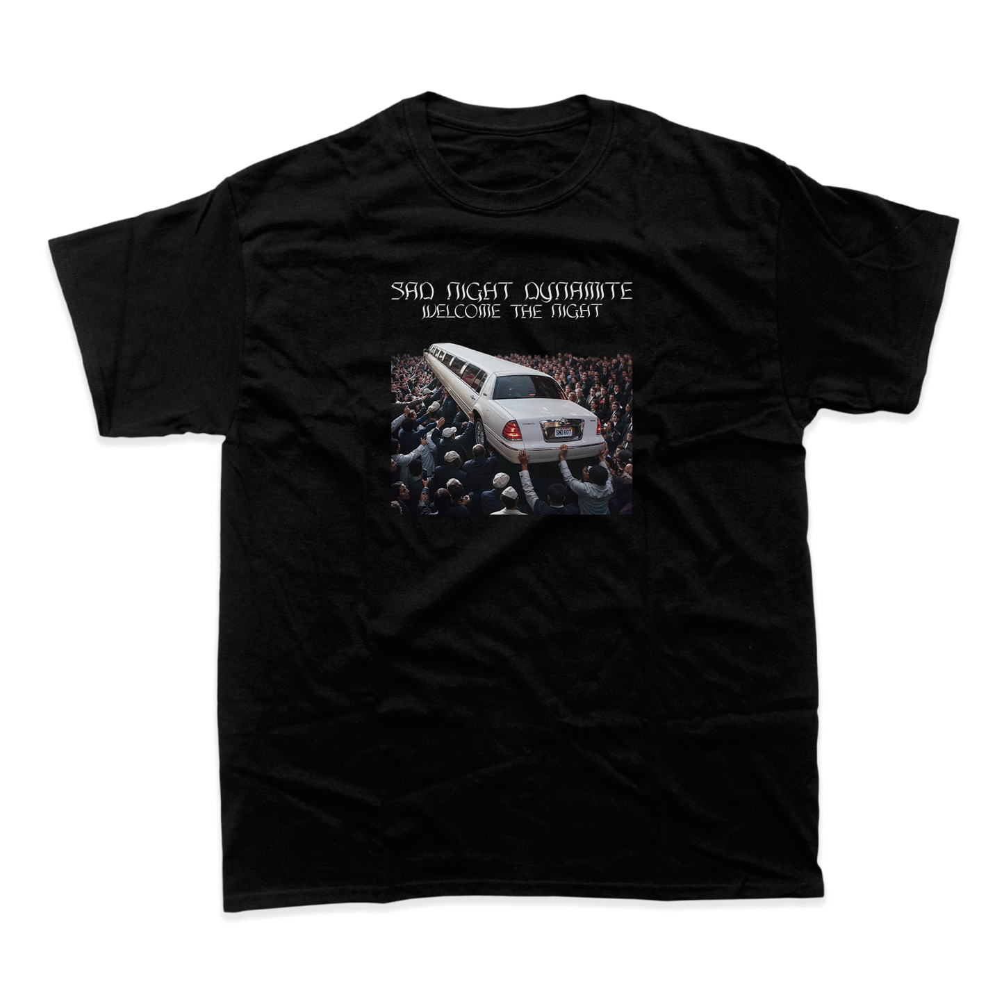 WELCOME THE NIGHT T-SHIRT (BLACK)