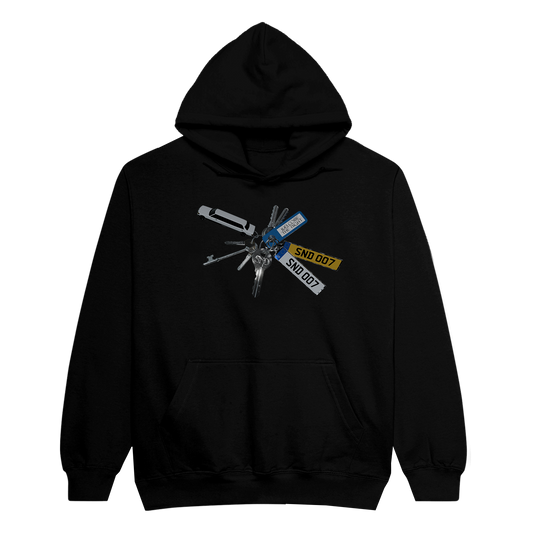 SND007 KEYS HOODIE (BLACK)